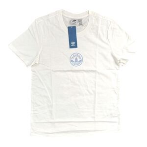 Adidas White Tee Circle Trefoil IZ1315 Adidas Logo Casual Women’s Shirt